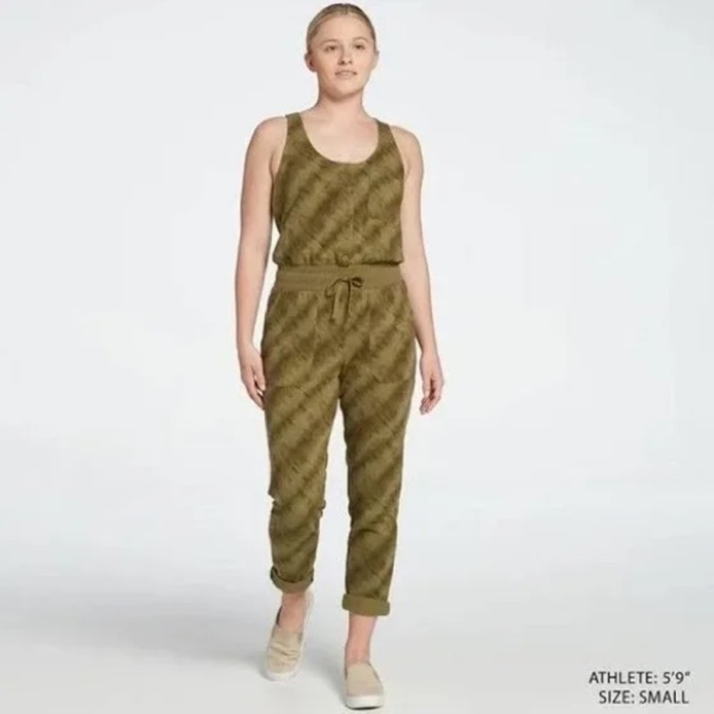 Alpine Design Ranger Green Tie Dye Jumpsuit L NWOT So cute! Pockets!